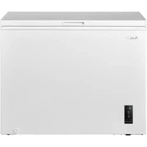 Lada frigorifica Tesla RH2500ME, 249 l, Clasa E, Functie frigider, Control electronic, Display LED, H 84.7 cm (Alb)