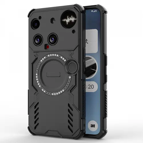 Husa pentru Nothing Phone (3), Techsuit, ArmorMag, Neagra