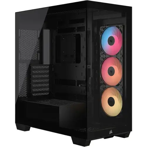 Carcasa Corsair 3500X RS-R ARGB, Fara sursa, Middle Tower (Negru)