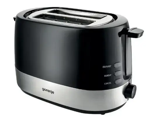 Prajitor de paine Gorenje T850BK, 850W, 2 felii, 7 nivele (Negru)