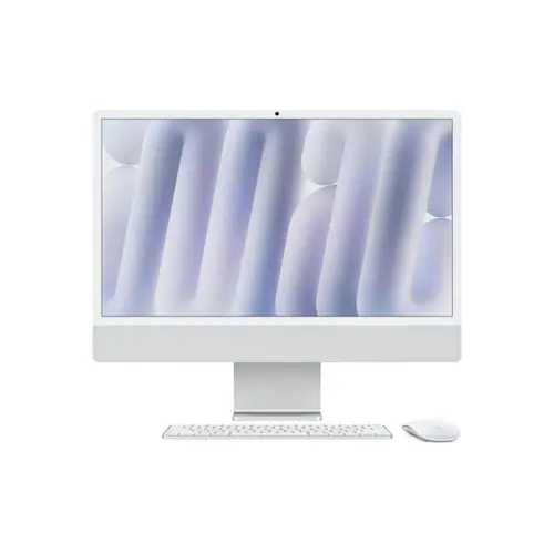 All In One PC Apple iMac 24inch (2024), Procesor Apple M4, 10 nuclee CPU si 10 nuclee GPU, 24inch, Retina 4.5K, 32GB, 512GB SSD, macOS, Layout INT, Manual RO (Argintiu)