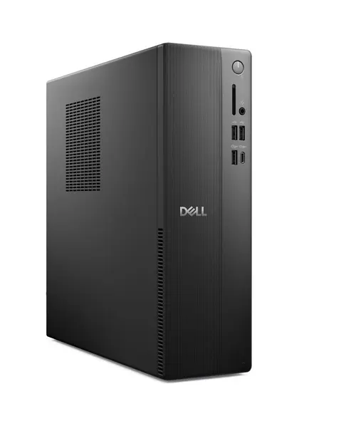Calculator Sistem PC Dell Slim ECS1250, Procesor Intel Core i7-14700, 20 cores, up to 5.4GHz, 33MB, 16GB DDR5, 512GB SSD, Wi-Fi, Bluetooth, Intel UHD Graphics 770, Ubuntu (Negru)