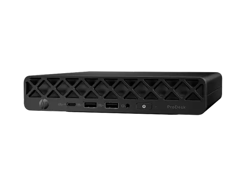 Calculator Sistem PC USFF HP ProDesk 4 G1i Mini, Procesor Intel Core Ultra 7 265T, 20 cores, 1.5GHz up to 5.3GHz, 30MB, 32GB DDR5, 512GB SSD, Wi-Fi, Bluetooth, Windows 11 Pro (Negru)