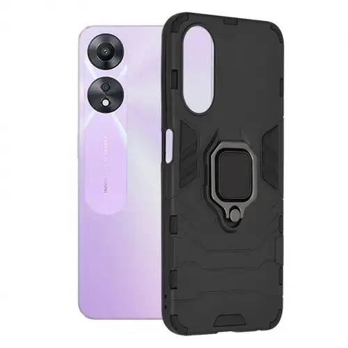 Husa pentru Oppo A58 5G / A78 5G, Techsuit, Shield, Neagra