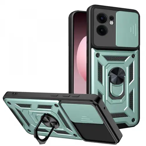 Husa pentru Oppo Reno13 FS 5G / Reno13 F 4G / Reno13 F, Techsuit, CamShield, Verde