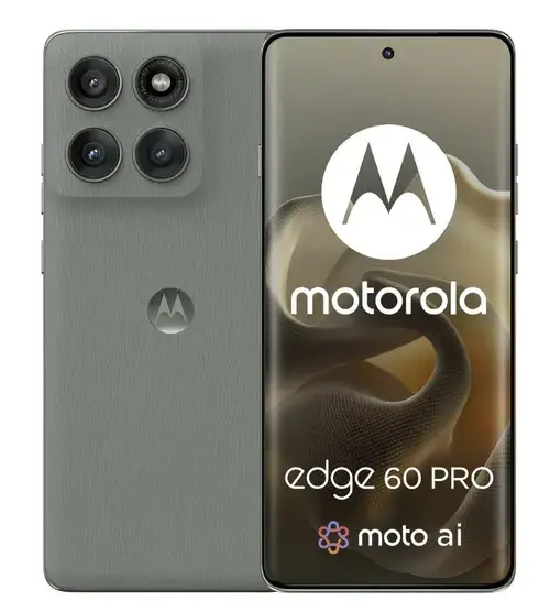 Telefon Mobil Motorola Edge 60 Pro, Procesor Mediatek Dimensity 8350 Extreme, P-OLED 6.7inch, 8GB RAM, 256GB Flash, Camera Tripla 50 + 10 + 50 MP, Wi-Fi, 5G, Dual Sim, Android (Verde)