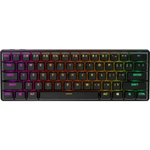 Tastatura Gaming Mecanica SteelSeries Apex Pro Mini Wireless, OmniPoint 2.0, Bluetooth, iluminare RGB (Negru)