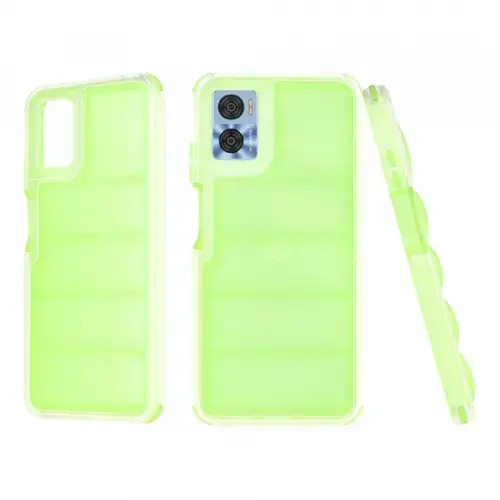 Husa pentru Motorola Moto E22i / E22, Techsuit, Wave Shield, Verde