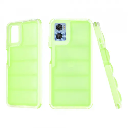 Husa pentru Motorola Moto E22i / E22, Techsuit, Wave Shield, Verde