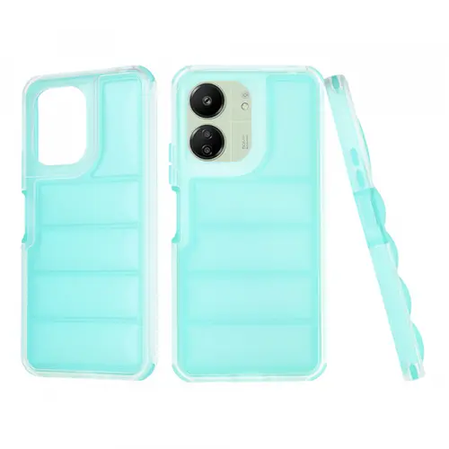 Husa pentru Xiaomi Redmi 13C 5G / 13C / Poco C65, Techsuit, Wave Shield, Turcoaz