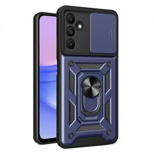 Husa pentru Samsung Galaxy A15 5G A156 / A15 A155, Techsuit, CamShield, Albastra