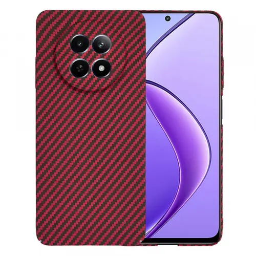 Husa Techsuit Carbonite FiberShell pentru Realme 12x / 12, Rosu