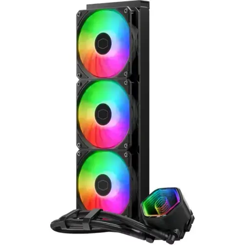 Cooler CPU CoolerMaster MasterLiquid 360 Core II, aRGB, 3 x 120 mm, 650 - 1750 RPM (Negru)