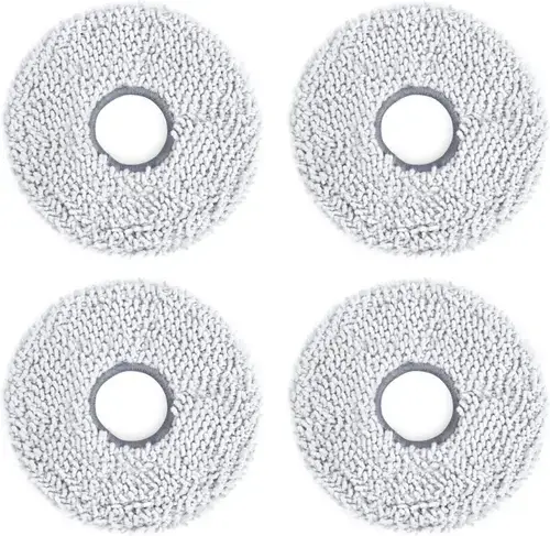 Set 4 rezerve de mop lavabil Ecovacs DWP020022, compatibil T50&T50 MAX Family, T30C (Alb)