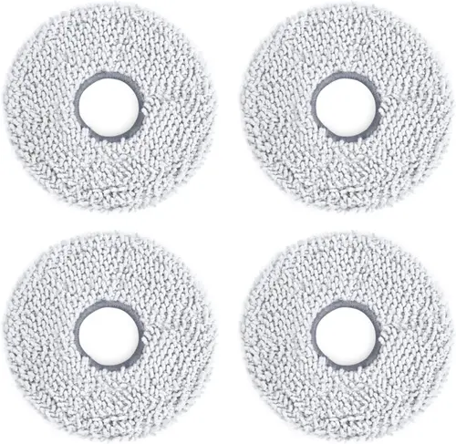 Set 4 rezerve de mop lavabil Ecovacs DWP020022, compatibil T50&T50 MAX Family, T30C (Alb)