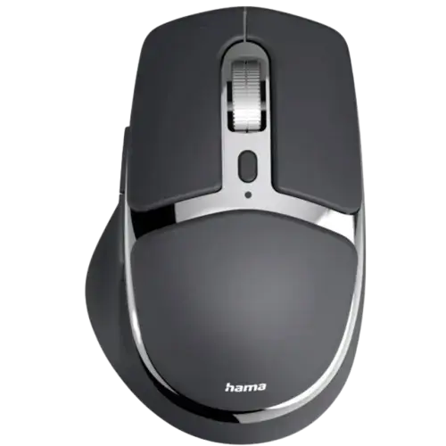Mouse Hama WM-800 Multi-Device, Ergonomic, Wireless 2.4Ghz, Bluetooth (Negru)