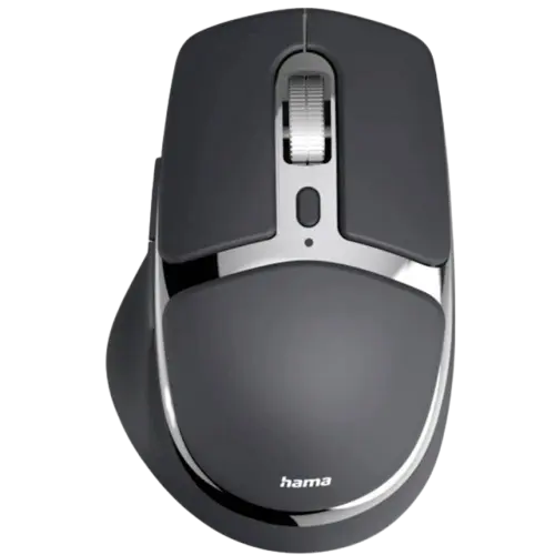 Mouse Hama WM-800 Multi-Device, Ergonomic, Wireless 2.4Ghz, Bluetooth (Negru)