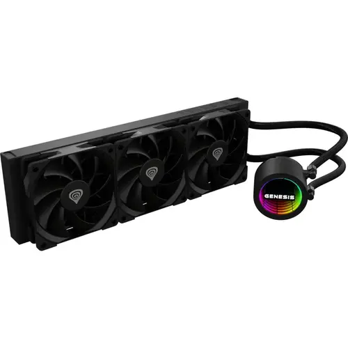 Cooler CPU Genesis Hydria 360, 120mm, 500 - 1550rpm (Negru)