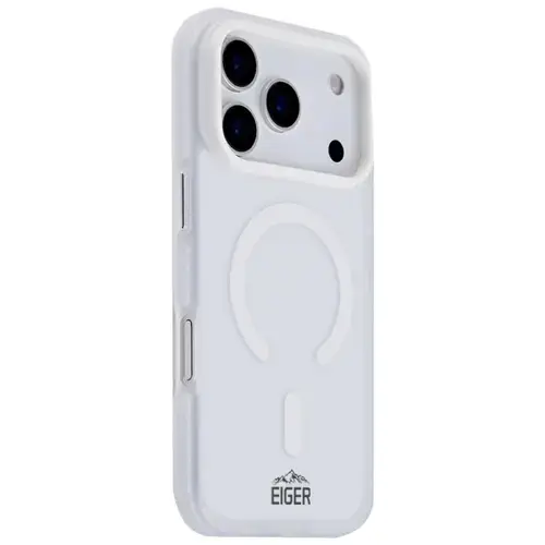 Husa Protectie Spate Eiger Blizzard EGCA00910 Magsafe GRS pentru Apple iPhone 17 Pro (Alb)