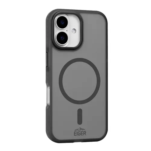 Husa Protectie Spate Eiger EGCA00904 Blizzard Magsafe GRS pentru iPhone 17 (Negru)