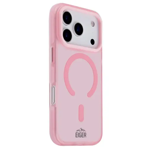 Husa Protectie Spate Eiger EGCA00918 Blizzard Magsafe GRS pentru Apple iPhone 17 Pro (Roz)