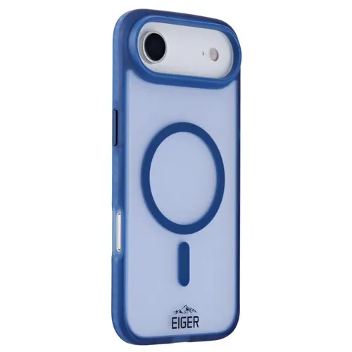 Husa Protectie Spate Eiger EGCA00913 Blizzard Magsafe GRS pentru Apple iPhone Air (Albastru)