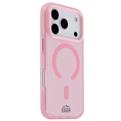 Husa Protectie Spate Eiger EGCA00919 Blizzard Magsafe GRS pentru Apple iPhone 17 Pro Max (Roz)
