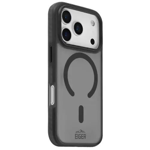 Husa Protectie Spate Eiger EGCA00906 Blizzard Magsafe GRS pentru Apple iPhone 17 Pro (Negru)