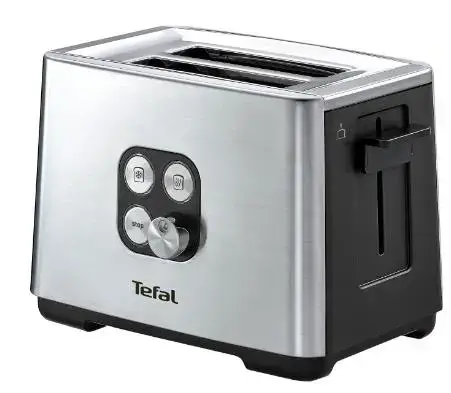 Prajitor de paine Tefal TT420D30 Equinox, 900W (Inox/Negru)