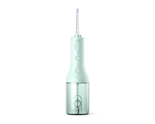 Irigator bucal Philips Sonicare HX3826/24, portabil, include 2 x capete de curatare si 1 x husa trasport (Verde)