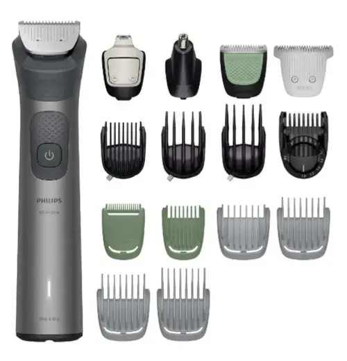 Aparat de tuns multifunctional 17 in 1 Philips Seria 7000 MG7951/15, acumulator, autonomie 120 min (Gri)