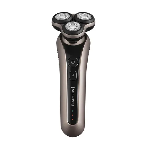 Aparat de ras electric Remington XR1770, Autonomie 60 minute, PivotBall 360, Inele Shave Comfort, 3 indicatoare LED (Negru/Bej)
