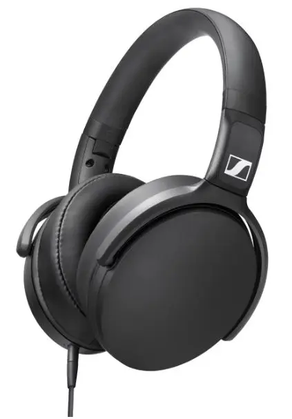 Casti Stereo Sennheiser HD 400S,  Jack 3.5mm (Negru)