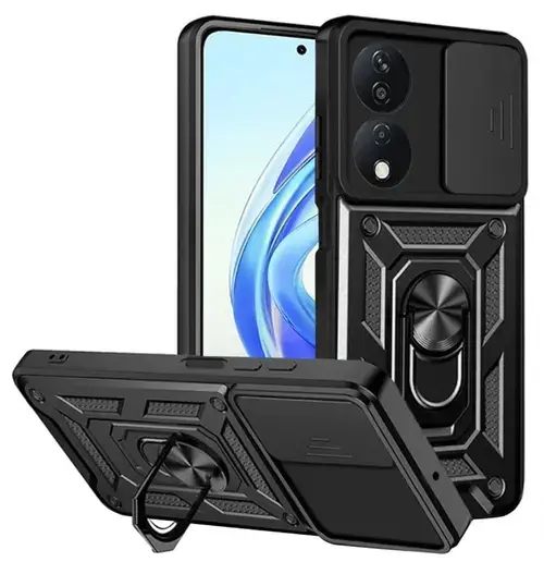 Husa CamShield Lemontti Honor X7b / X7b 5G / 90 Smart, Negru