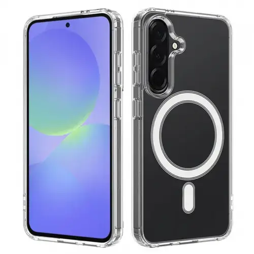 Husa MagSafe pentru Samsung Galaxy A56 A566 / A36 A366, Techsuit, Pro, Transparenta