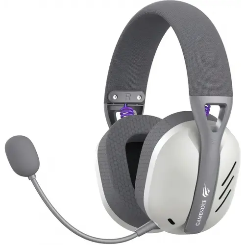Casti Gaming HAVIT Fuxi-H3, Bluetooth, Wireless 2.4Ghz, Jack 3.5mm (Alb/Gri)