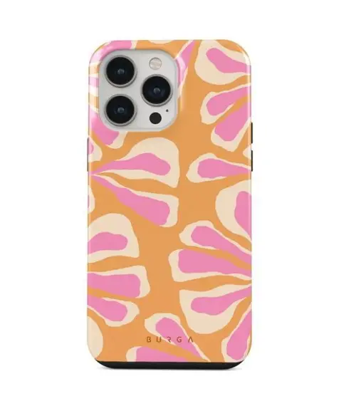 Protectie Spate Burga Dual Layer Aloha  pentru Apple iPhone 14 Pro Max (Multicolor)