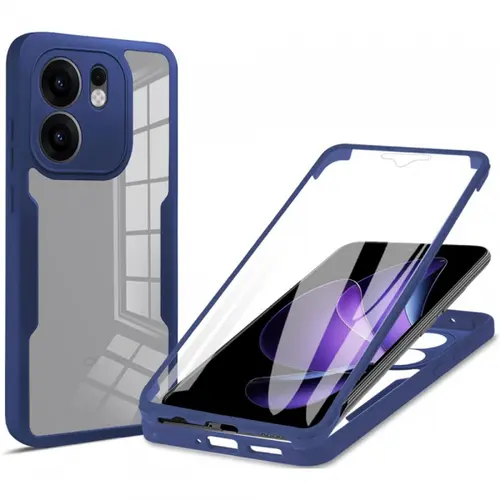 Husa pentru Oppo Reno13 FS 5G / Reno13 F 4G / Reno13 F, Techsuit, ColorVerse 360, Albastra