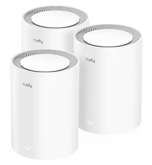 Sistem Wi-Fi Mesh Gigabit Cudy M3600 (3-Pack), Dual Band, 2,4GHz 688Mbps, 5GHz 2882Mbps