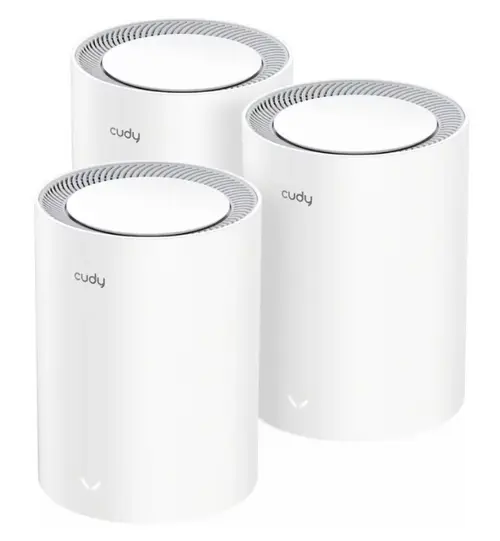 Sistem Wi-Fi Mesh Gigabit Cudy M3600 (3-Pack), Dual Band, 2,4GHz 688Mbps, 5GHz 2882Mbps