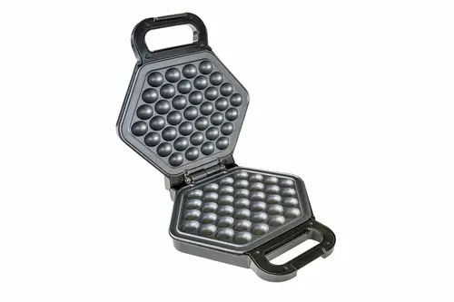 Aparat de facut vafe Unold Bobby 48245, 700 W (Negru/Argintiu)