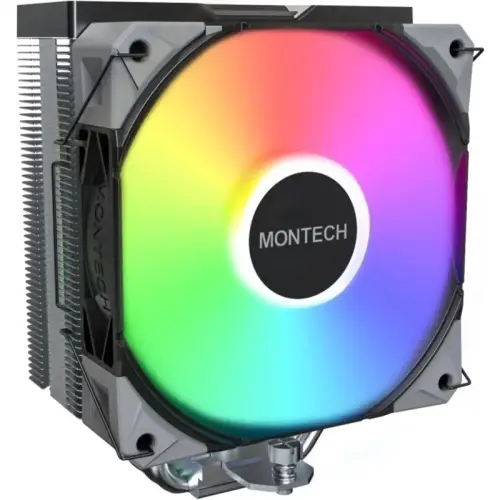 Cooler CPU Montech NX400 aRGB, 800 - 2000RPM, 120 mm (Negru)