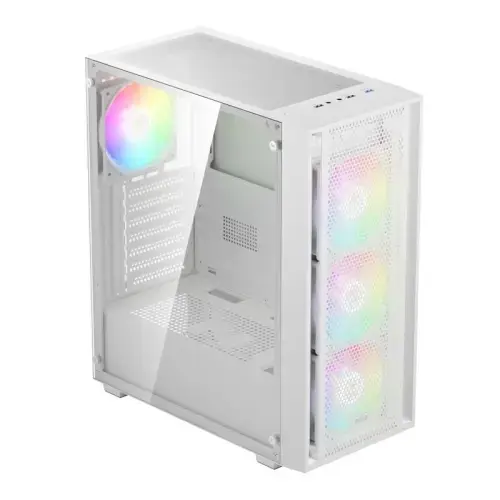 Carcasa Gamdias Aura GC2 Elite aRGB Middle Tower, tempered glass (Alb)