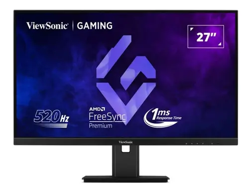 Monitor Gaming IPS LED ViewSonic 27inch XG2737, Full HD (1920 x 1080), HDMI, DisplayPort, Boxe, Pivot, 520 Hz, 1 ms (Negru)