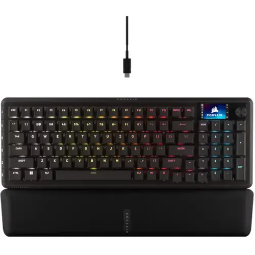 Tastatura Gaming Corsair Vanguard 96 RGB MLX, Mecanica, Wired, USB (Negru)