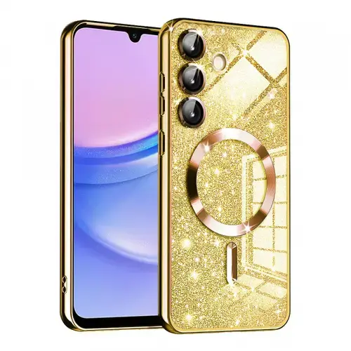 Husa MagSafe pentru Samsung Galaxy A15 5G A156 / A15 A155, Techsuit, Luxury Glitter