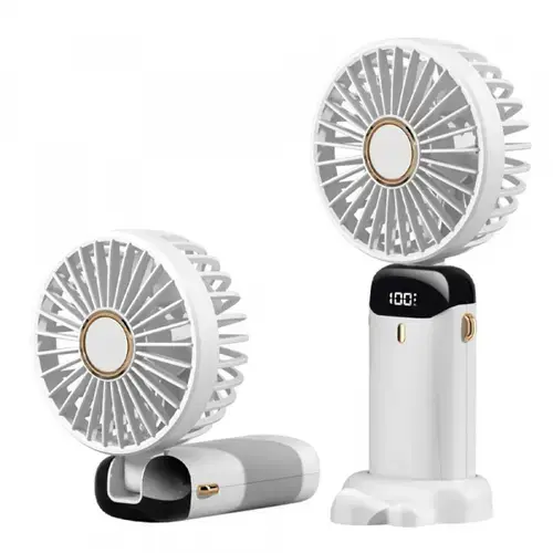 Ventilator Portabil Techsuit N15, 1800mAh (Alb)