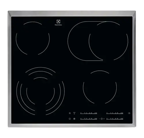 Plita incorporabila ELECTROLUX EHF46547XK, Vitroceramica, 4 arzatoare, Touch Control (Negru)