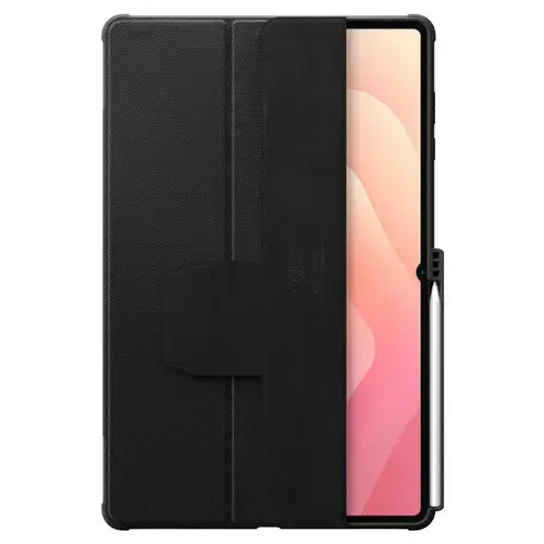 Husa Book Cover Spigen ACS10150 Rugged Armor Pro pentru Samsung Galaxy Tab S11 Ultra (Negru)
