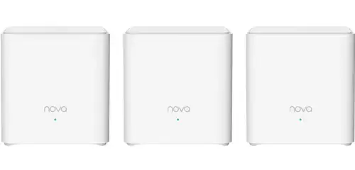 Sistem mesh TENDA EX3(3-pack), AX1500, IPTV, IPv6, OFDMA, MU-MIMO, Beamforming, WPA3, WPS Fast Connection, TR069, Amazon Alexa, Control Parental, Tenda App (Alb)